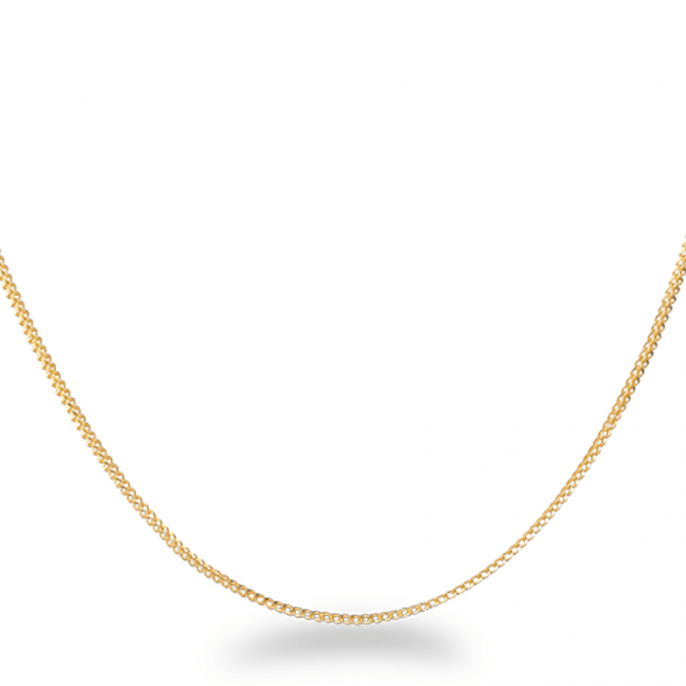 22kt Gold Foxtail Chain 16 Inches
