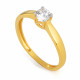 22 carat Gold CZ Ring Size G