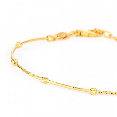Glow Collection 22ct Gold Ladies Bracelet Glow Collection 22ct Gold Ladies Bracelet