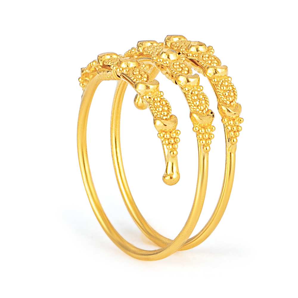 Spiral gold ring with price online