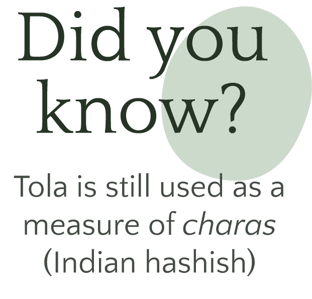 one tola in gram