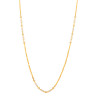22ct Gold Fancy Chain with Rhodium Finish