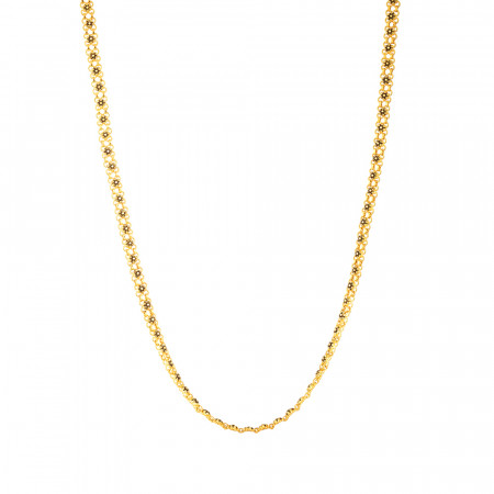 Rosettes 22ct Gold Chain in 17 Inches