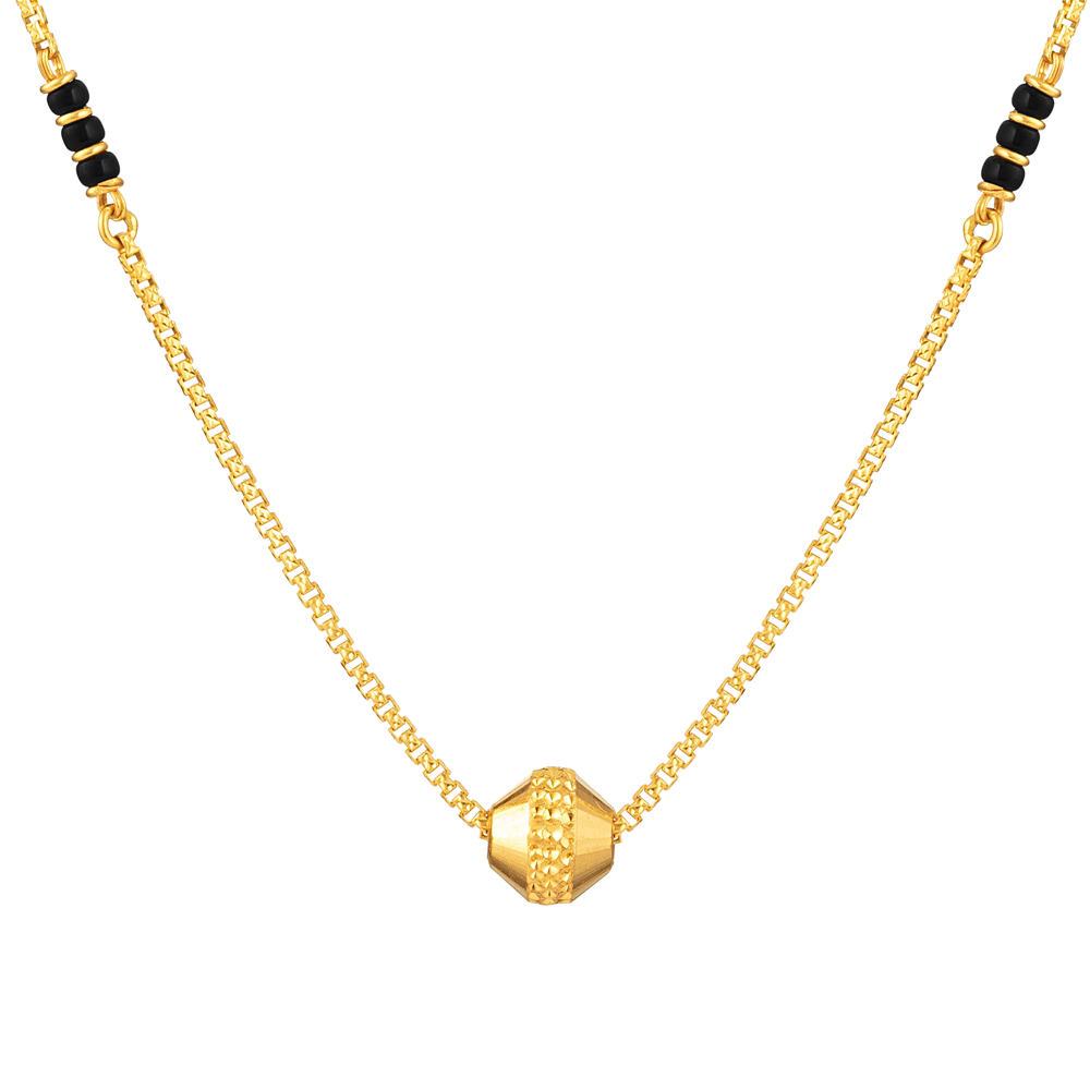 Gold mani mangalsutra store