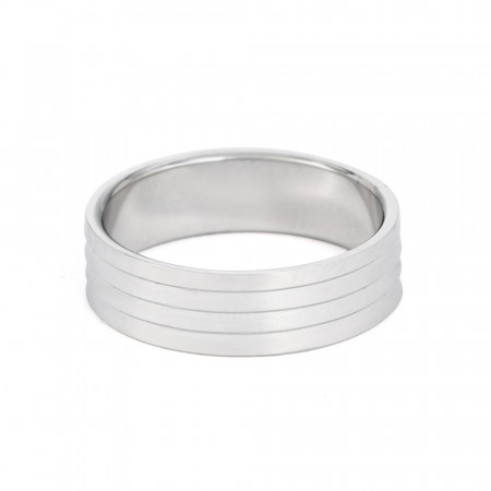 Platinum Men's Fancy Wedding Ring
