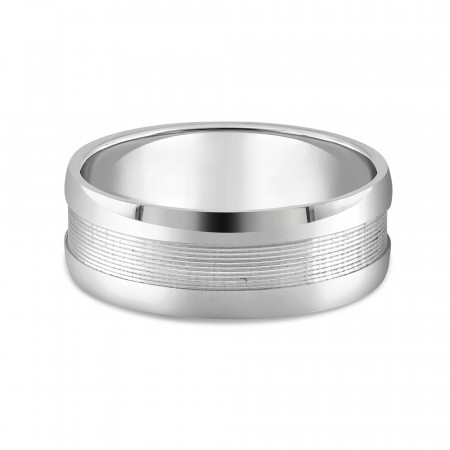 Men's Platinum Wedding Band Ring