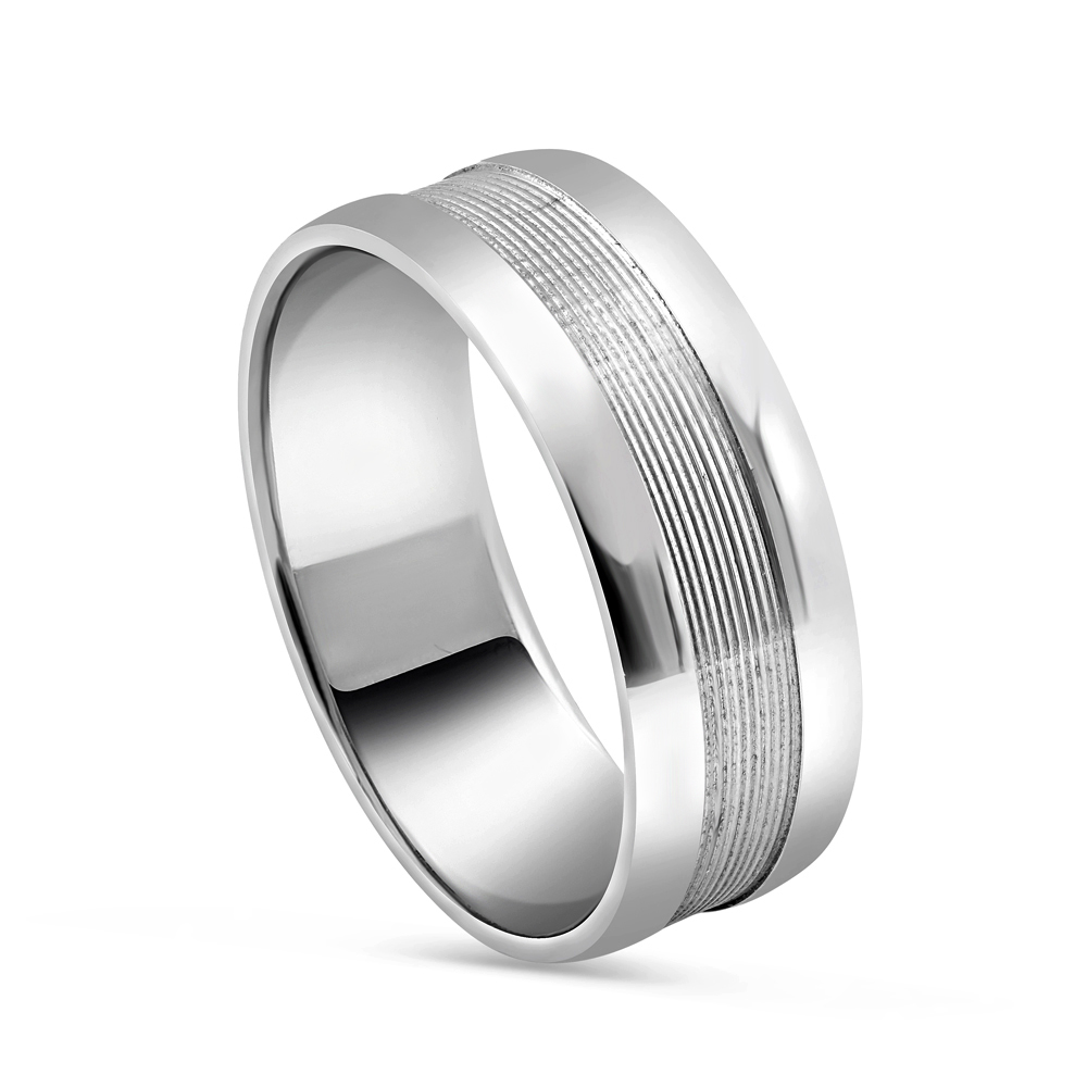 Comfort Fit Men's Wedding Ring in Platinum (6mm)