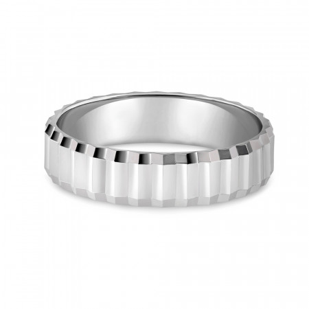 Platinum  Fancy Wedding Band