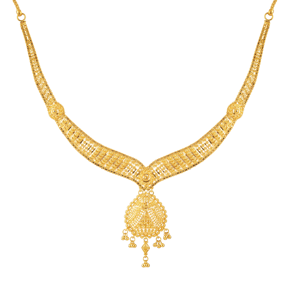 Necklace set with price gold Clearance