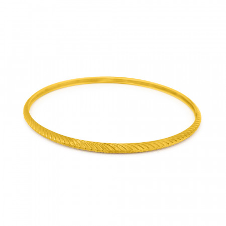22ct Real Gold Bangle | Daily Wear | 2.4 | Lightweight