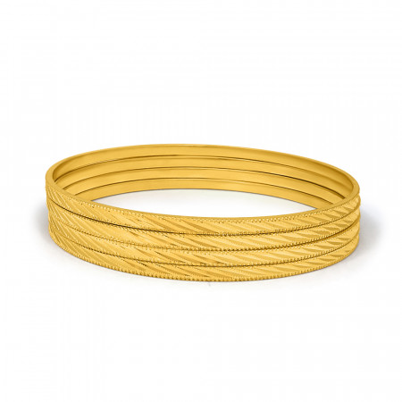 22 Carat Gold Bangle for Women | Daily Wear | 2.5 | Lightweight