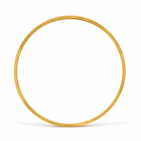 22 Carat Gold Single Bangle | Daily Wear | Size 2.6