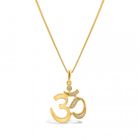 22kt Gold Om Pendant