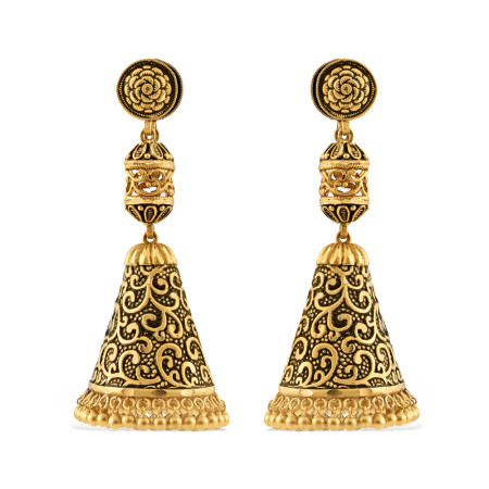 Rosettes Collection 22ct Gold Earring