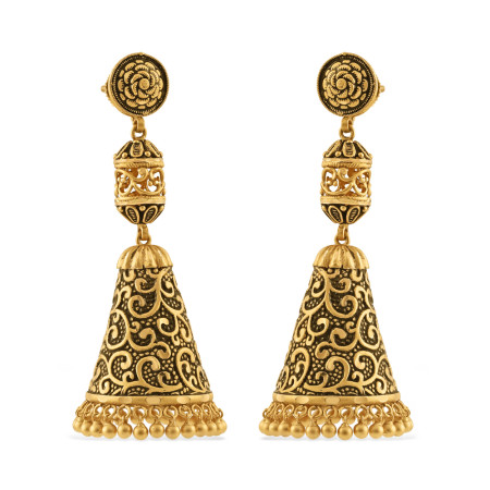 Rosettes Collection 22ct Gold Earring