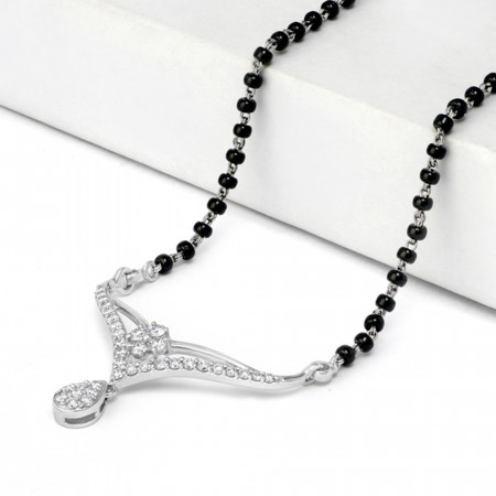 18Carat White Gold Mangalsutra