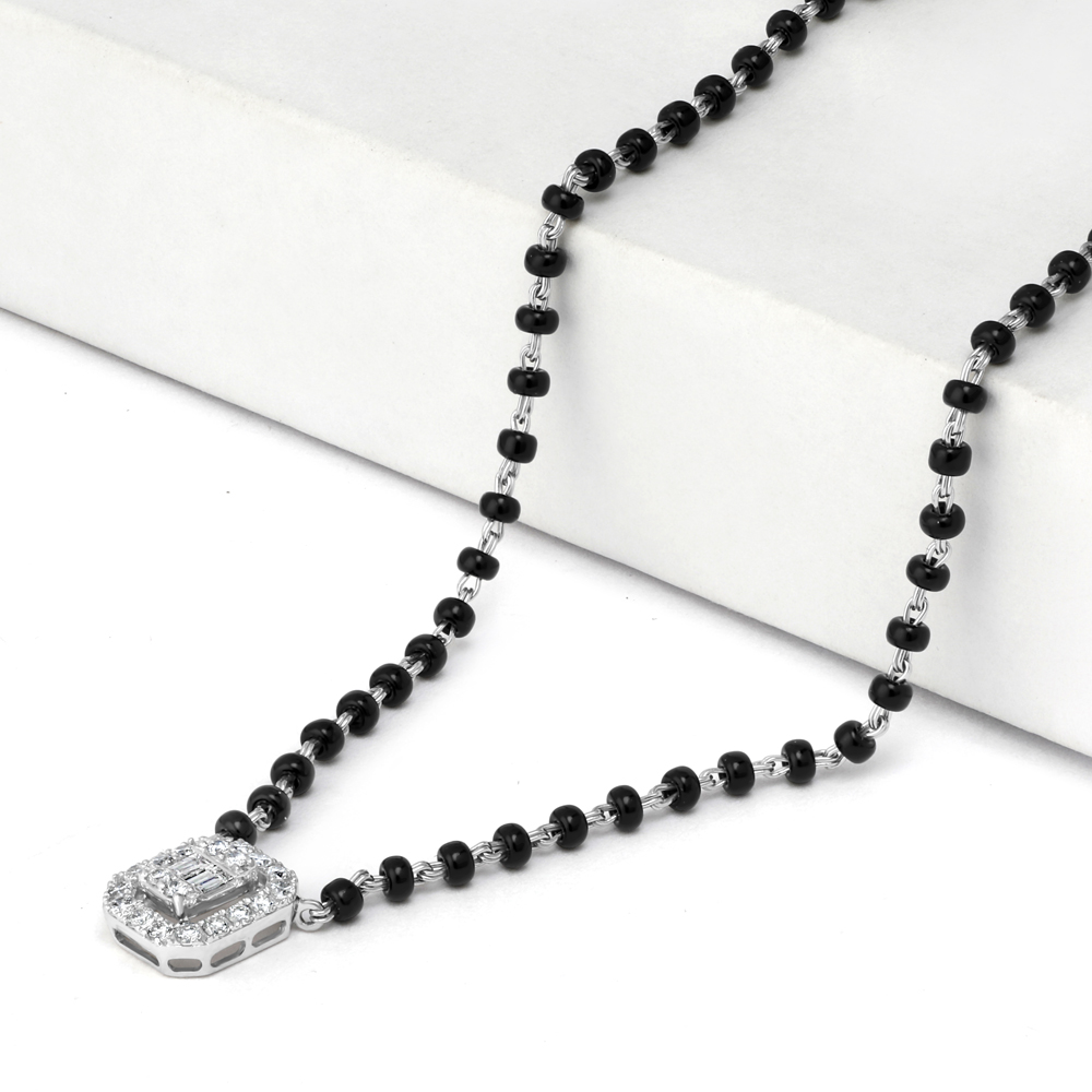 18 carat White Gold Mangalsutra - £1100 