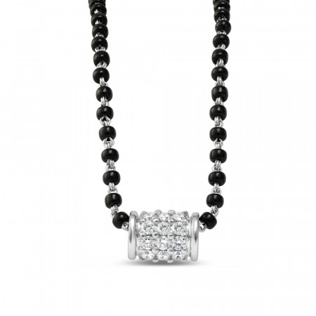 18ct White Gold Mangalsutra