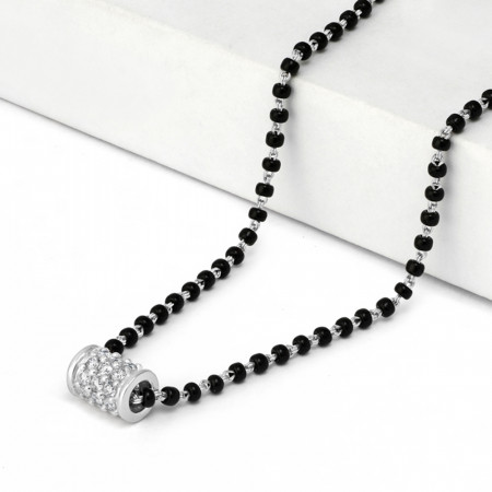 18ct White Gold Mangalsutra