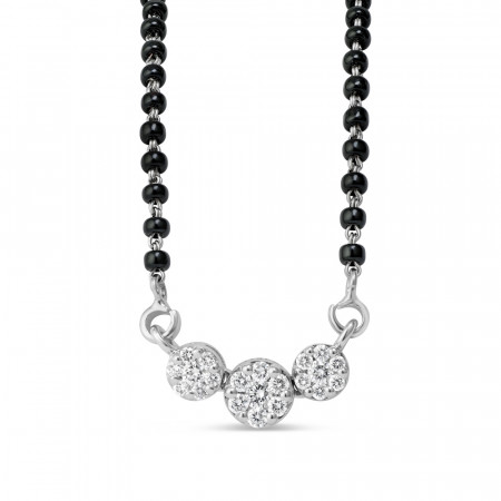 18ct White Gold Mangalsutra