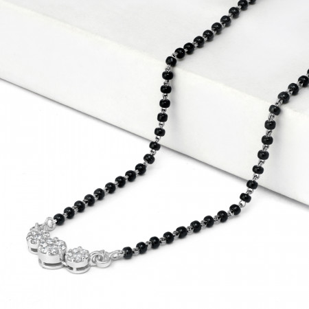 18ct White Gold Mangalsutra