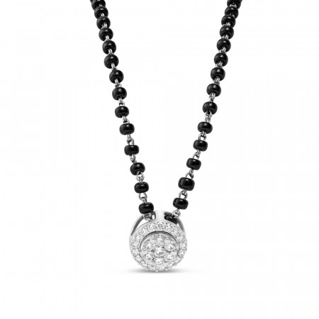 18ct White Gold Mangalsutra