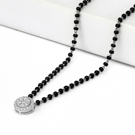 18ct White Gold Mangalsutra