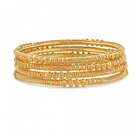 22ct Gold Jali Filigree Kada
