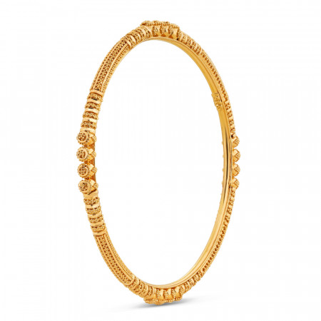 22ct Gold Jali Filigree Kada