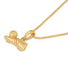 Gold Shoe Pendant
