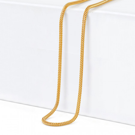 22ct Gold | Foxtail Chain | 20 Inches | 1.8mm Thick