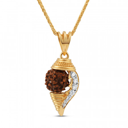 Rudraksha Pendant in 22ct Gold