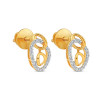 Indian Gold Stud Earrings