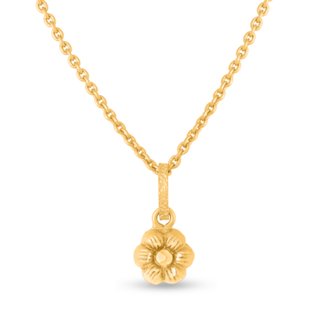 Gold Pendant for Ladies | Diameter 6mm