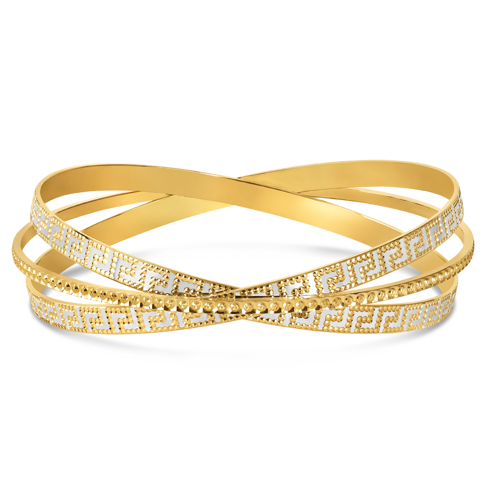Explore graceful 22ct gold bangle at PureJewels UK