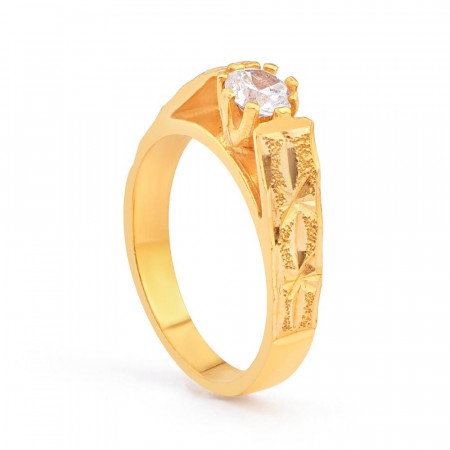 22 Carat Gold Engagement Ring Size H 1/2