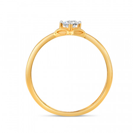 22 Carat Gold Rings For Women | CZ Stone | Size K