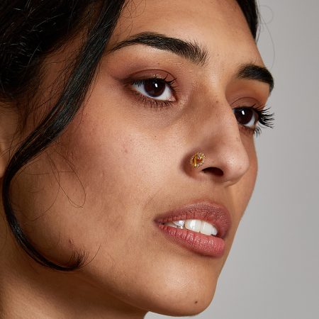 Thick gold nose ring best sale