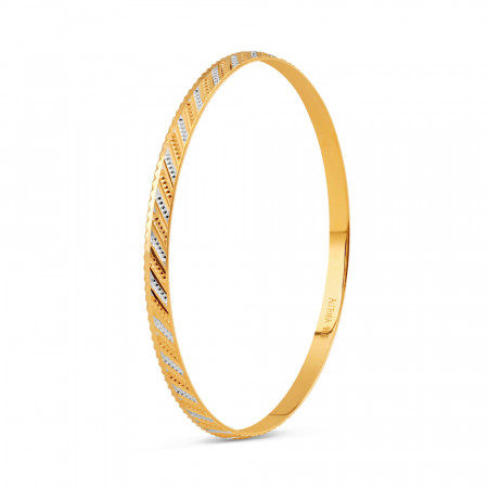 22ct Gold Bangle | Dailywear | Size 2.6
