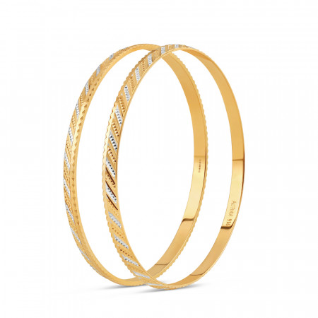 22ct Gold Bangle | Dailywear | Size 2.6