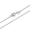 18ct White Gold | Link Chain | 18 Inches | 0.8mm Thick
