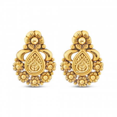 22ct Gold Antique Stud Earring