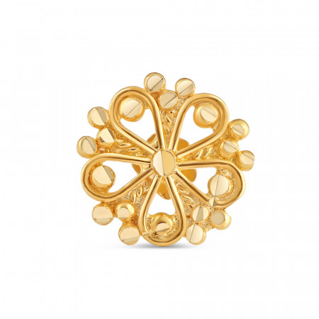 18ct Gold | Yellow Gold Nose Pin Stud | 7.8mm Thick