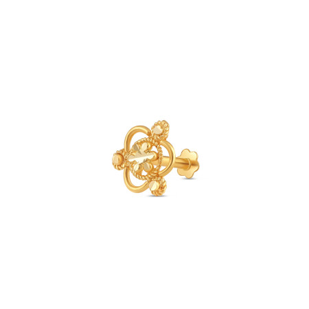 18ct Gold | Yellow Gold Nose Pin Stud | 8.25mm Thick