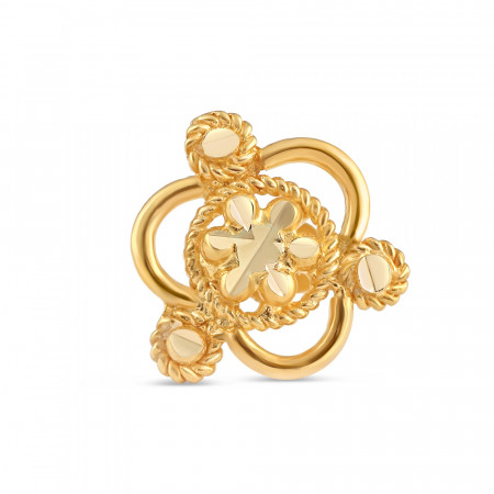 18ct Gold | Yellow Gold Nose Pin Stud | 8.25mm Thick