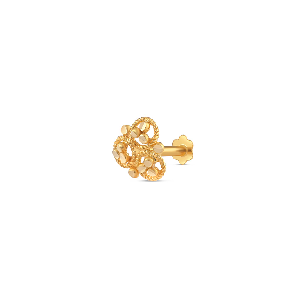 18ct Gold | Yellow Gold Nose Pin Stud | 6.8mm Thick - £145.00 (SKU ...