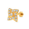 18ct Gold | Yellow Gold Indian Nose Pin Stud | 5.5mm Thick