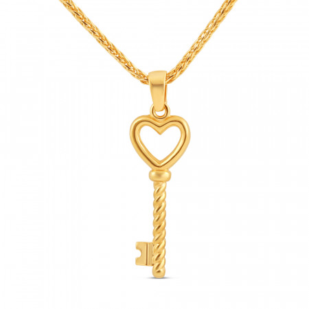 Heart Key Pendant
