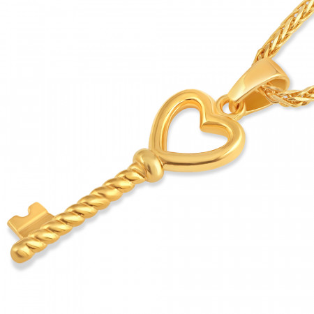 Heart Key Pendant