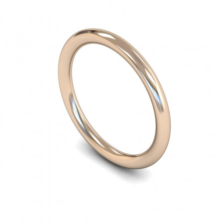 18ct Rose Gold | Wedding Band Ring | 2mm wide